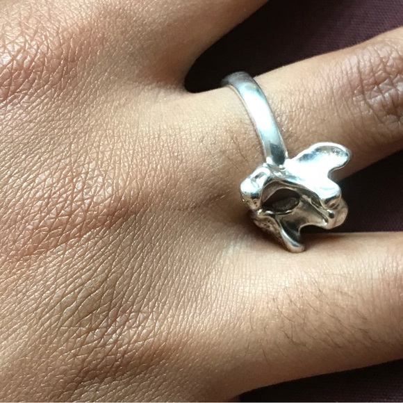 Sterling Silver Free Form Ring Size 7 - Picture 6 of 16